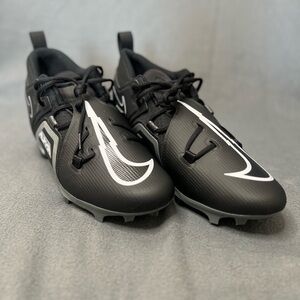 Nike Alpha Menace 3 Shark Football Cleats Men Size 11 1/2 Black